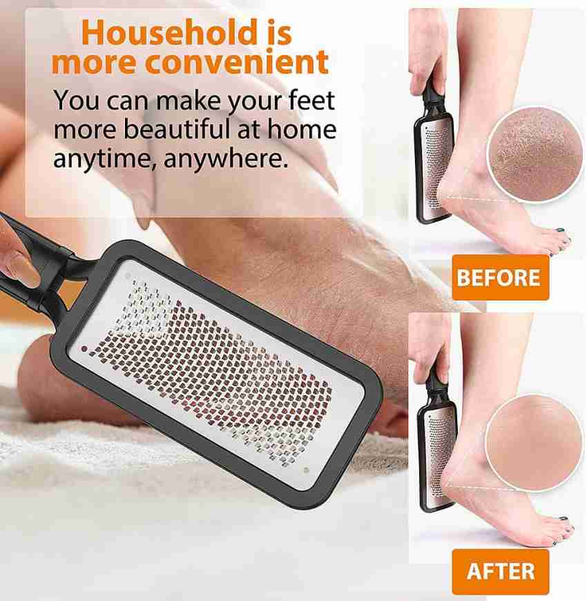 RNV Collection Sided Metal Foot File Scrubber Dead Skin Callus Remover