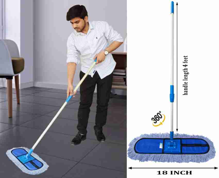 Livronic Wet and Dry Flat Floor Mop Easy to Use Floor Cleaning Mop