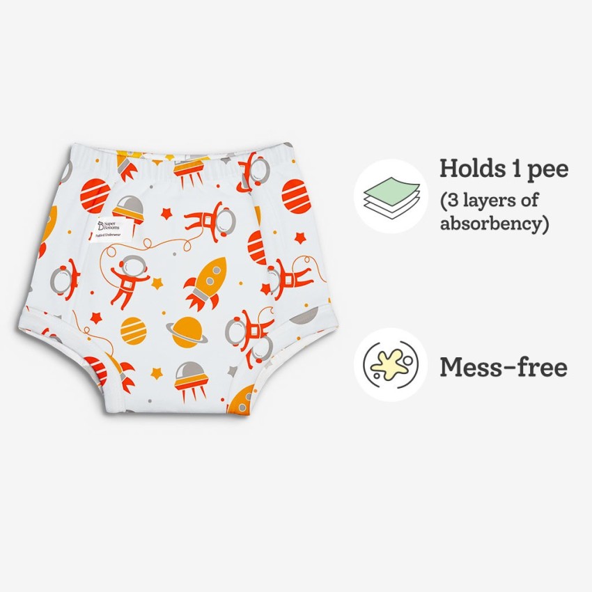Superbottoms Waterproof Pull up Potty Training Unisex Padded Underwear Size  0 (9-12 Months) - Buy Baby Care Products in India