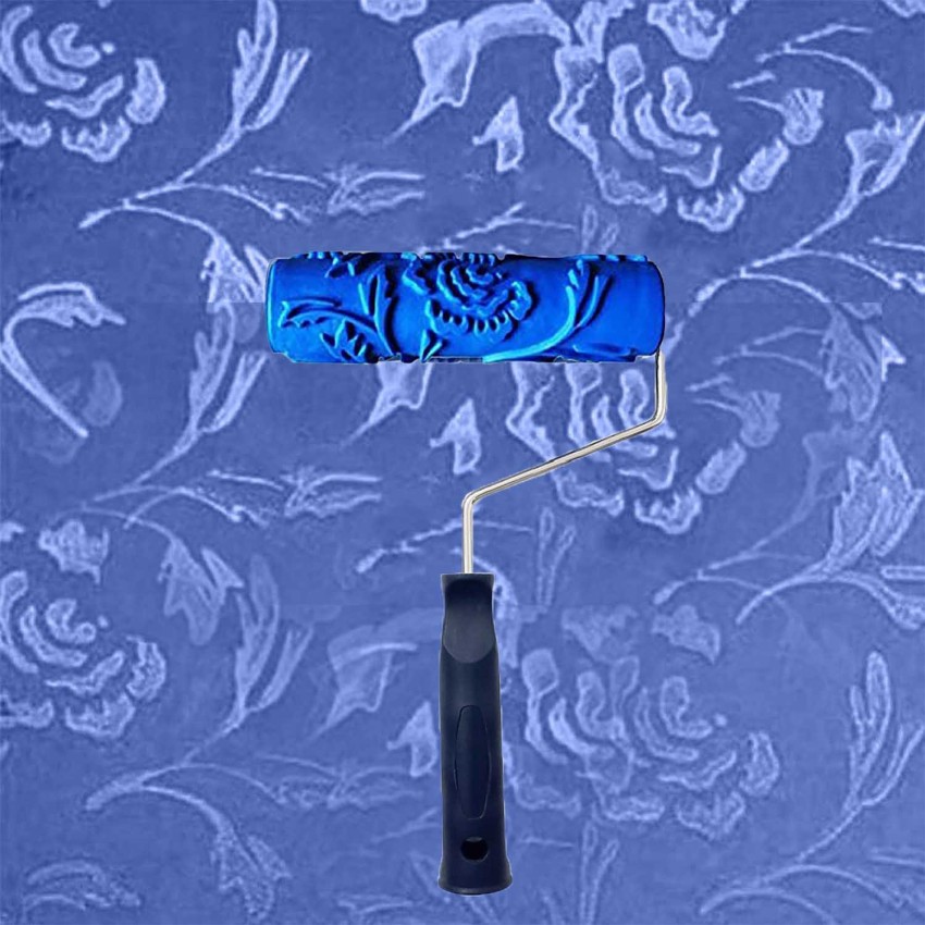 Kayra Decor Designer Roller For Wall Painting - 7 Inches Flower Design  Texture Roller With Chrome Handle (rolleg110) at Rs 668.0, Ghitorni, New  Delhi