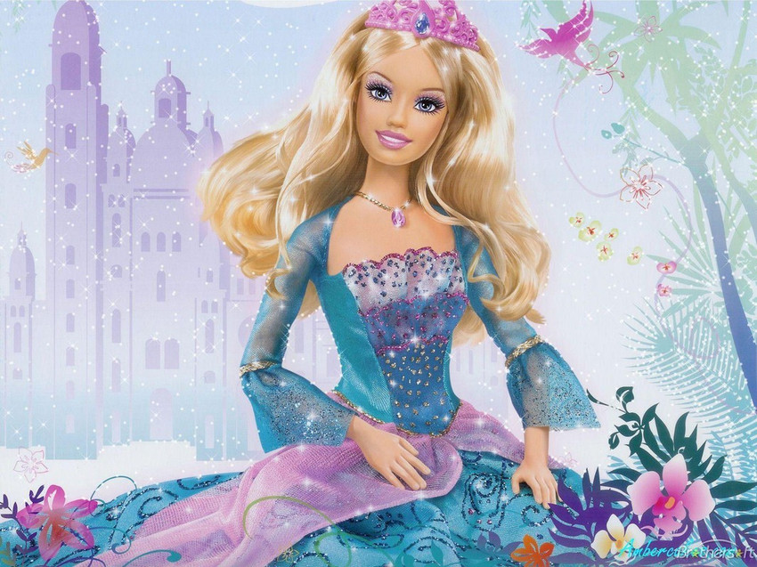 Barbie Girl Multicolour Photo Paper Print Poster Photographic