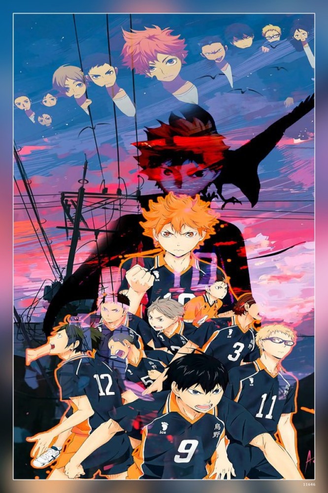  Haikyuu Anime Poster and Prints Unframed Wall Art