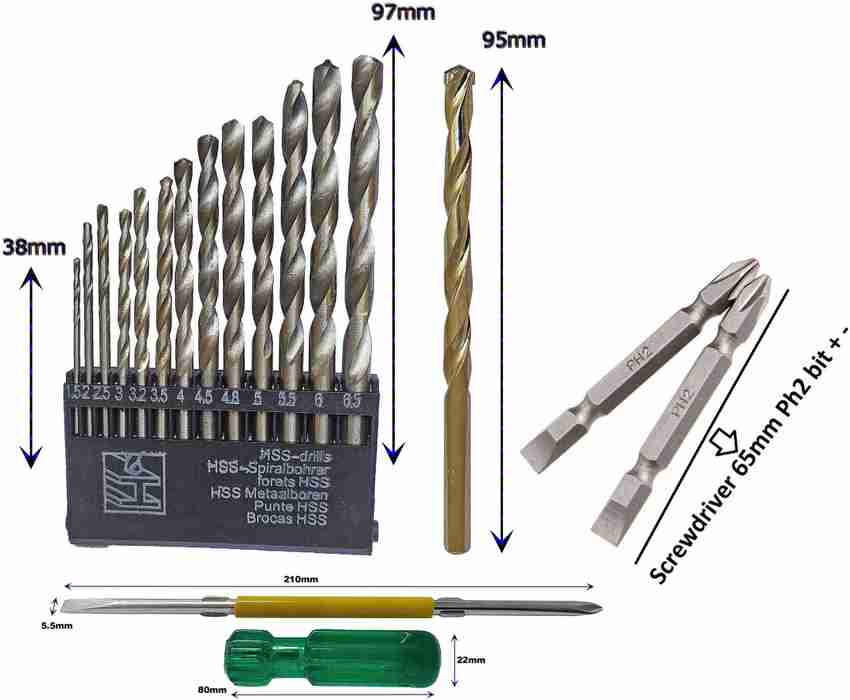 Screwdriver set for drill machine 2025
