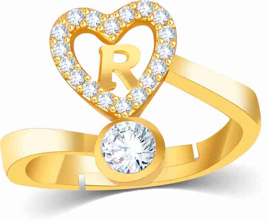 R alphabet ring top