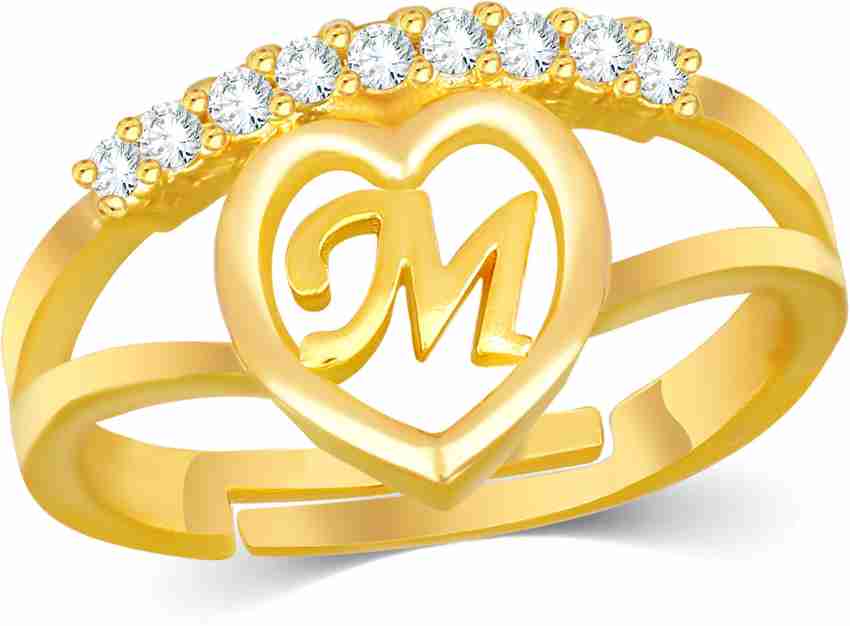 Ring with m on it sale