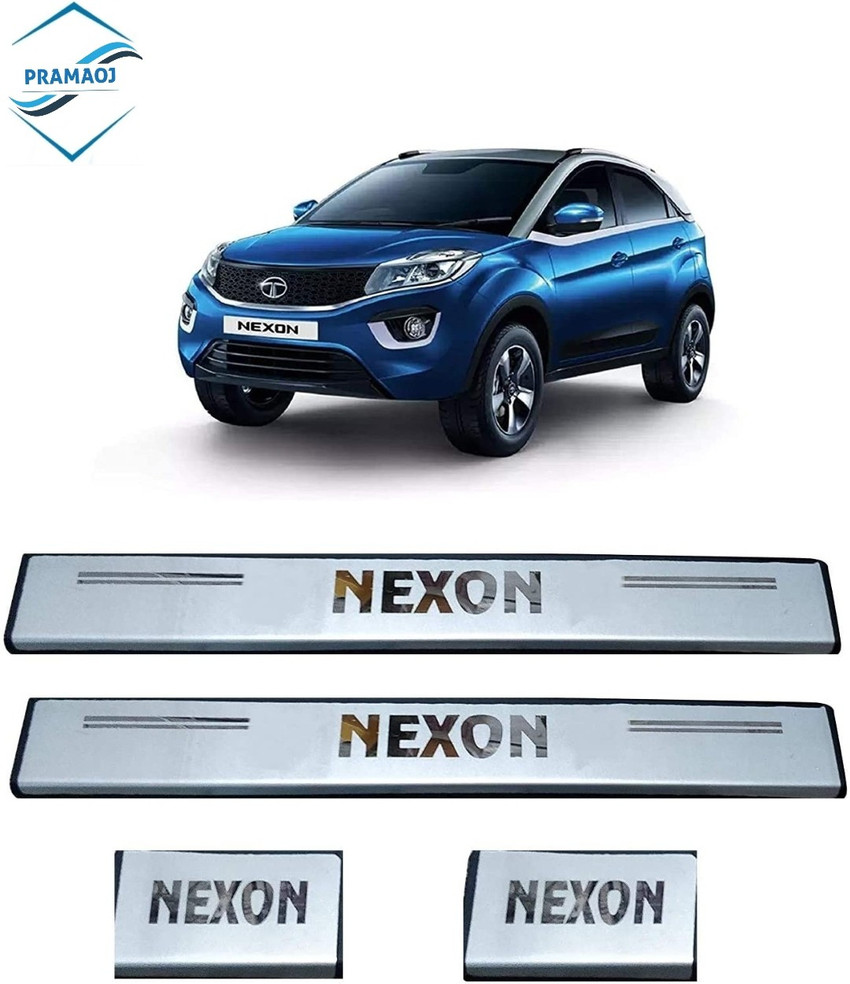 AP AUTOPRIME Premium stainless steel scuff plate for Tata NEXON