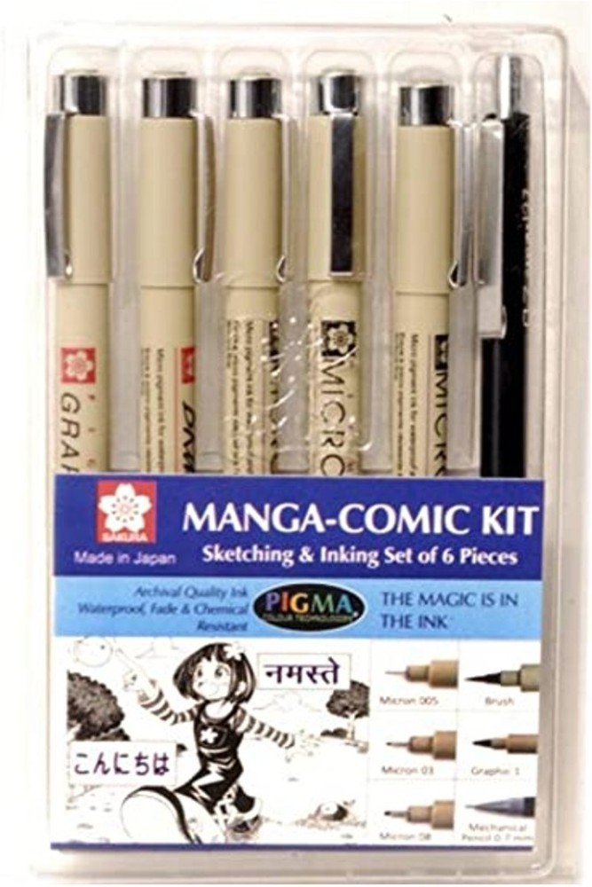 Manga 168waterproof Manga Markers 168 - Fine Liner Pens For Art