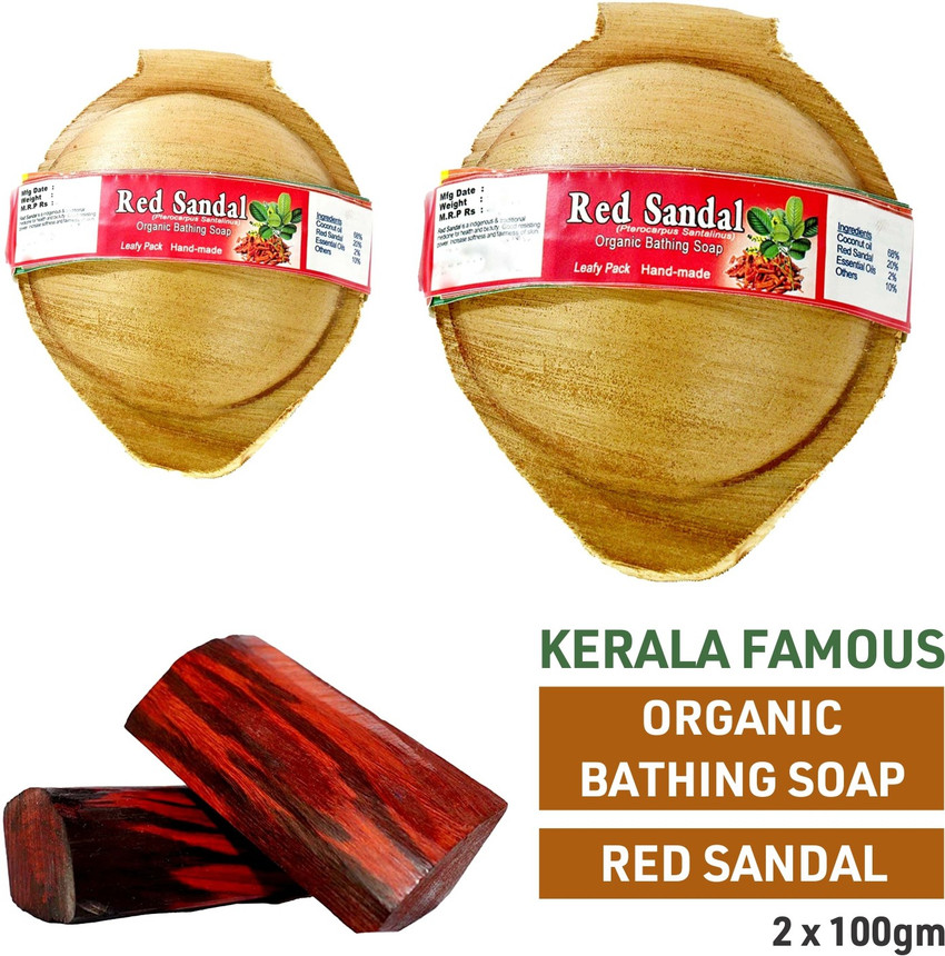 Origin KERALA FAMOUS RED SANDAL RAKTHA CHANDAN SOAP FOR ACNE