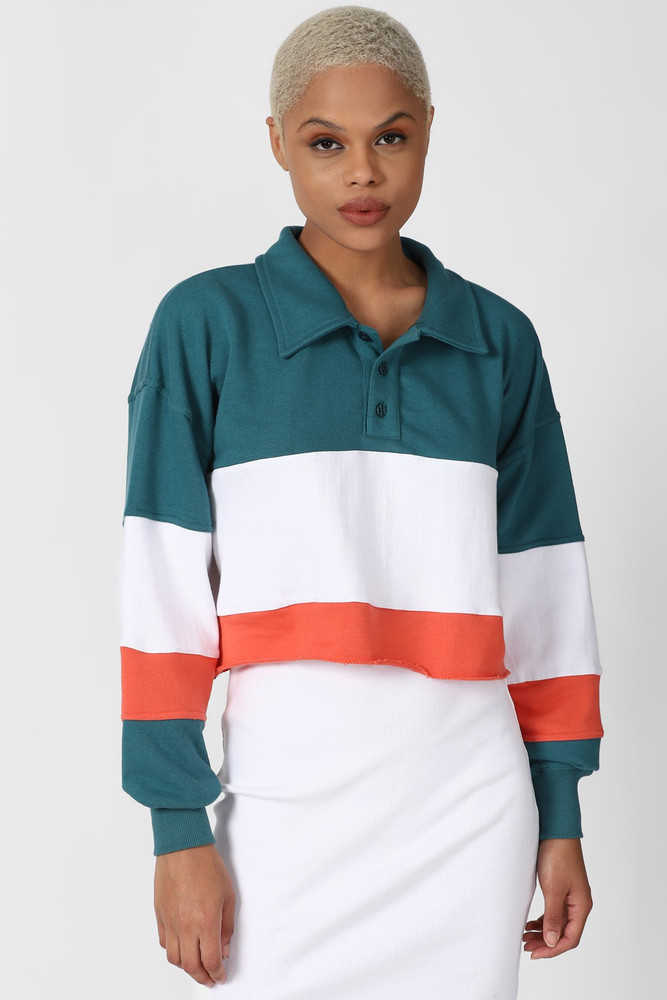 FOREVER 21 Full Sleeve Striped Women Sweatshirt Buy FOREVER 21 Full Sleeve Striped Women Sweatshirt Online at Best Prices in India Flipkart
