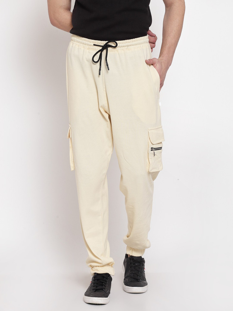 PAUSE Sport Solid Men Beige Track Pants Buy PAUSE Sport Solid