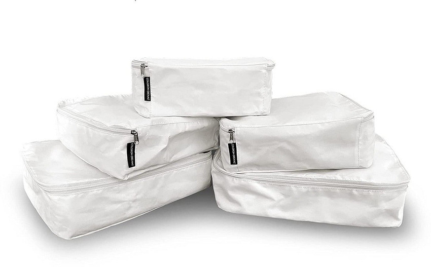 White sales packing cubes
