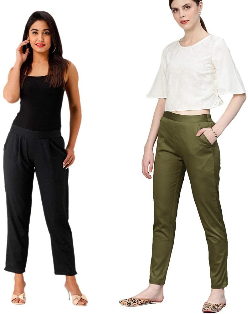 IRK Fashion Slim Fit Women Beige Maroon Trousers  Buy IRK Fashion Slim  Fit Women Beige Maroon Trousers Online at Best Prices in India  Flipkart com