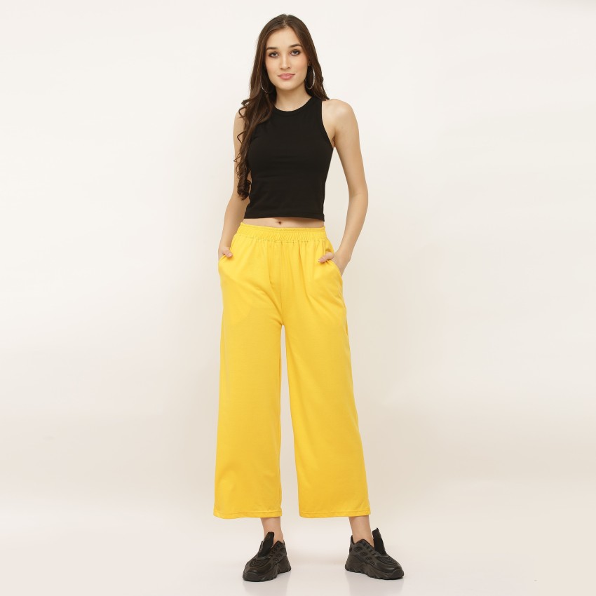 Discover 82+ yellow palazzo trousers latest - in.cdgdbentre