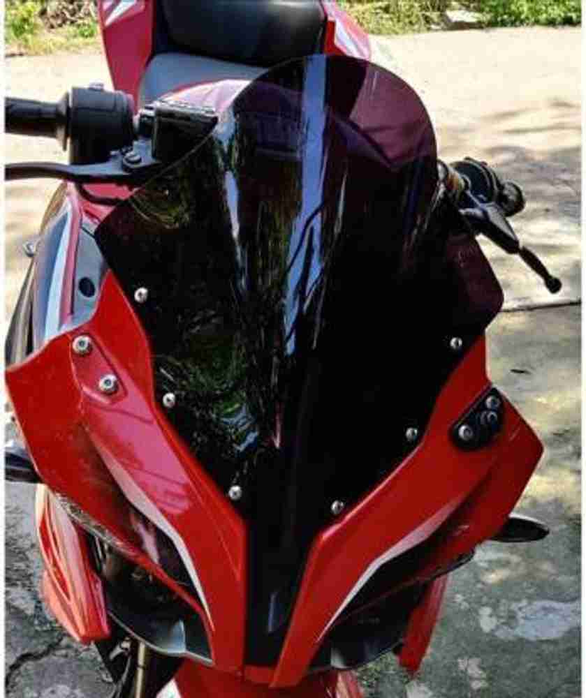 Wangsales DB Visor Glass Windscreen Only for Pulsar RS 200 cc
