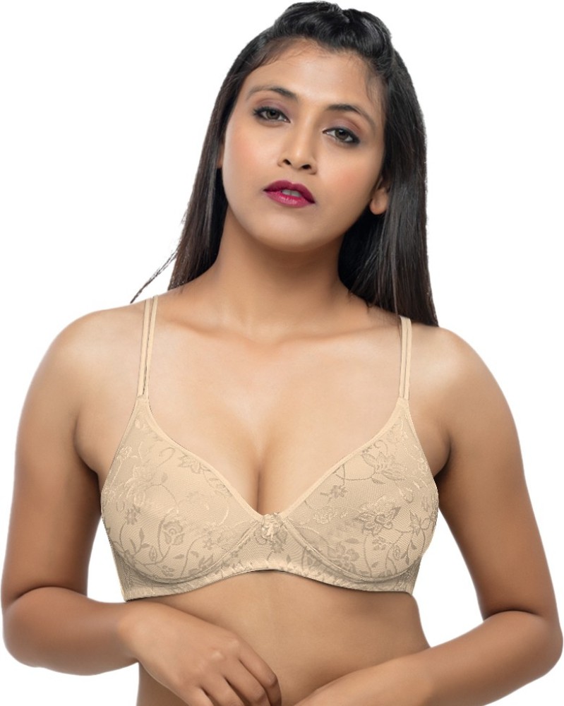Buy DAISY DEE Beige Solid Cotton Single Non-Padded Bra Online at Best  Prices in India - JioMart.