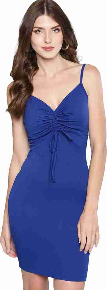 Buy online Women's Sheath Self Design Dress from western wear for Women by  Oxolloxo for ₹749 at 75% off