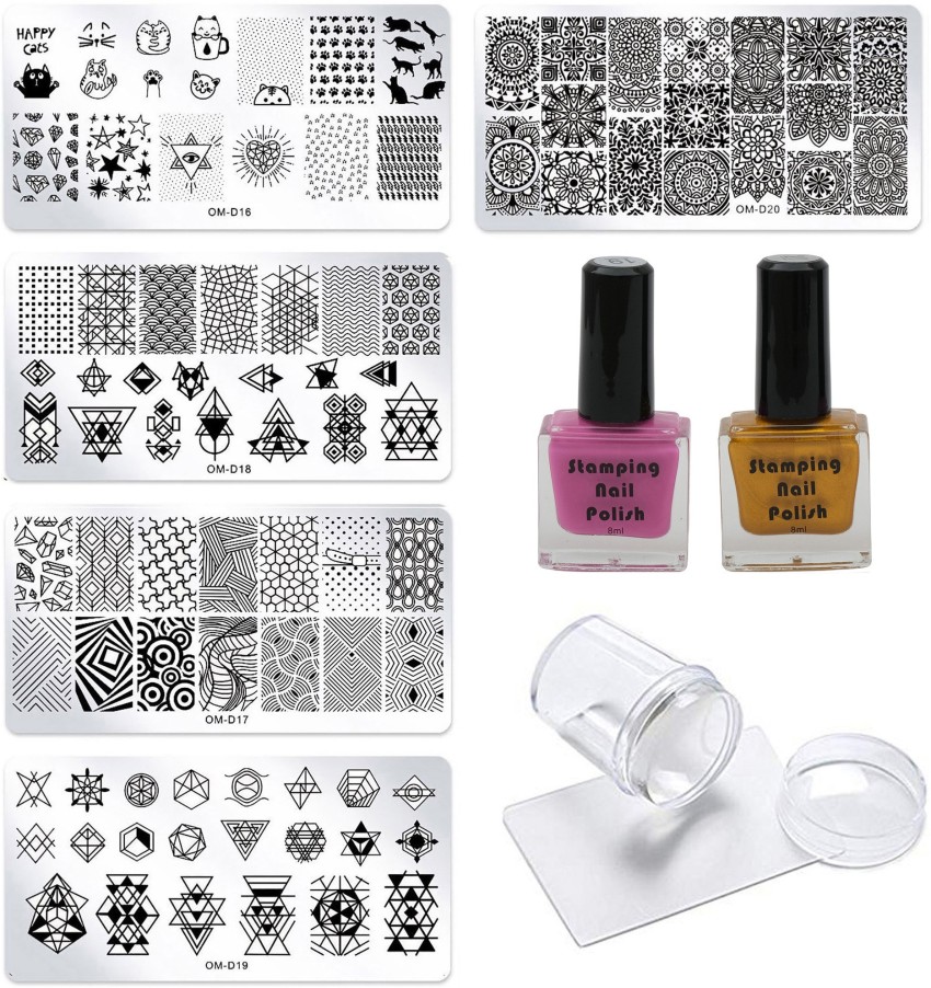 Stamping Gel | Biutee Colors Stamping Nail Kit | Nail Template Plates –  Beautify Collections India