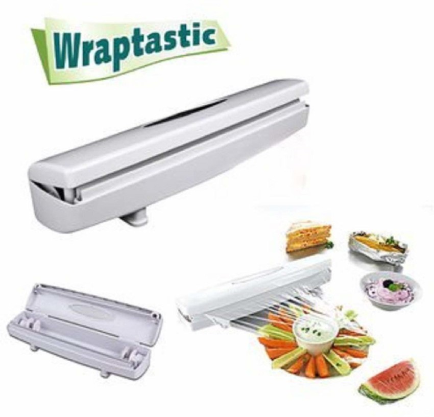 Inllex Wraptastic Foil Plastic Dispenser Cling Food Wrap Dispenser