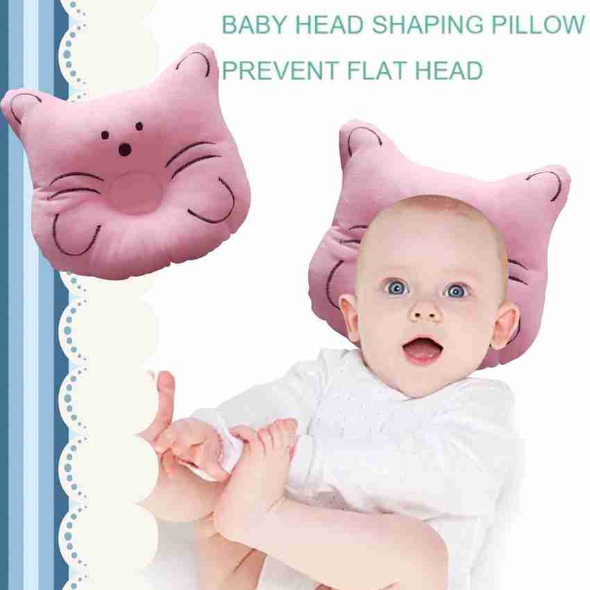 GASP CAT shape pillow for round shape baby head Microfibre Animals