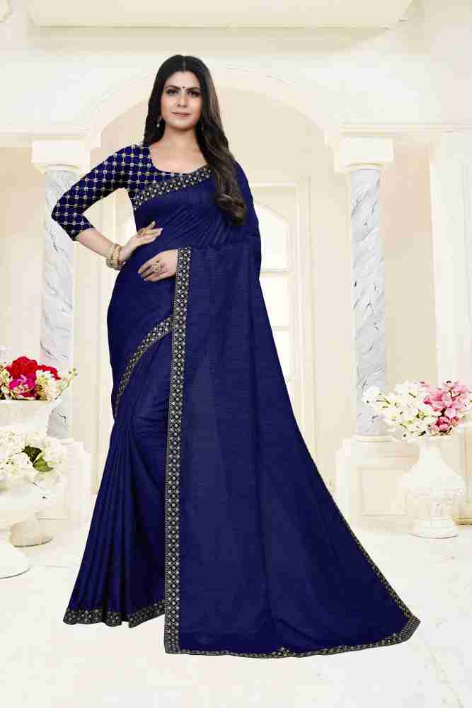 Amazing Nevy Blue Color Sequence Saree For Wedding Look – Joshindia
