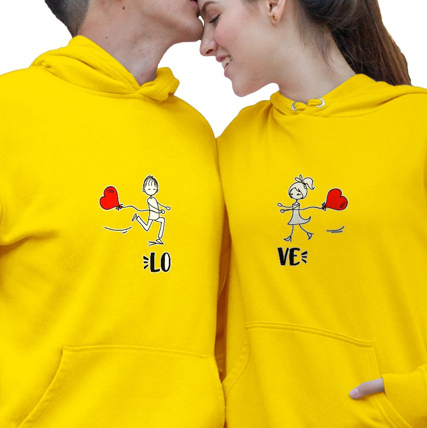 DAZZY CREATION Full Sleeve Printed Couple Sweatshirt - Buy DAZZY CREATION  Full Sleeve Printed Couple Sweatshirt Online at Best Prices in India |  Flipkart.com