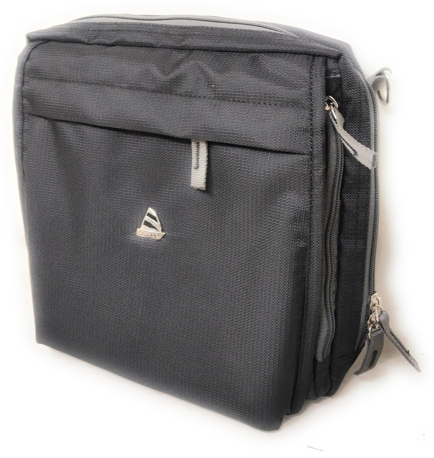 CLUBB Black Shoulder Bag Shoulder Pouch Big with Flap side bag