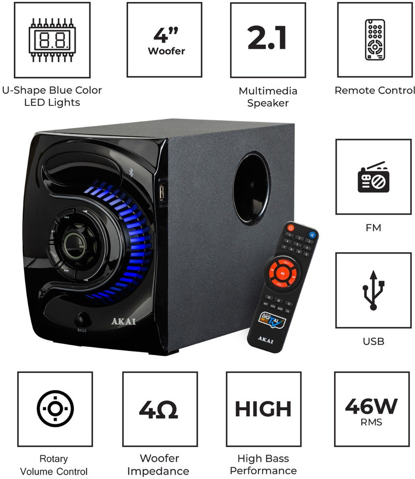 Akai 5.1 home theatre top