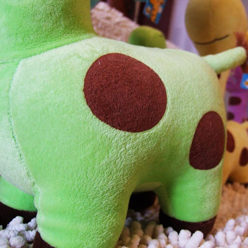 Green giraffe store stuffed animal