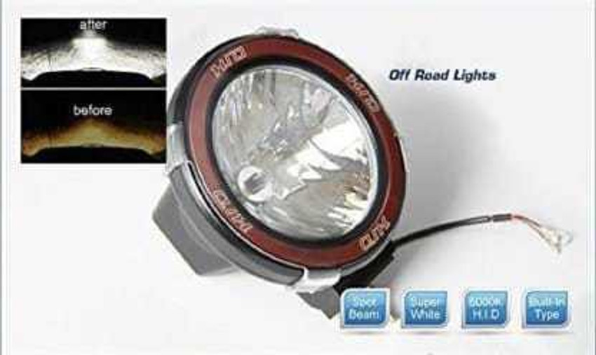 Hid outlet fog lights