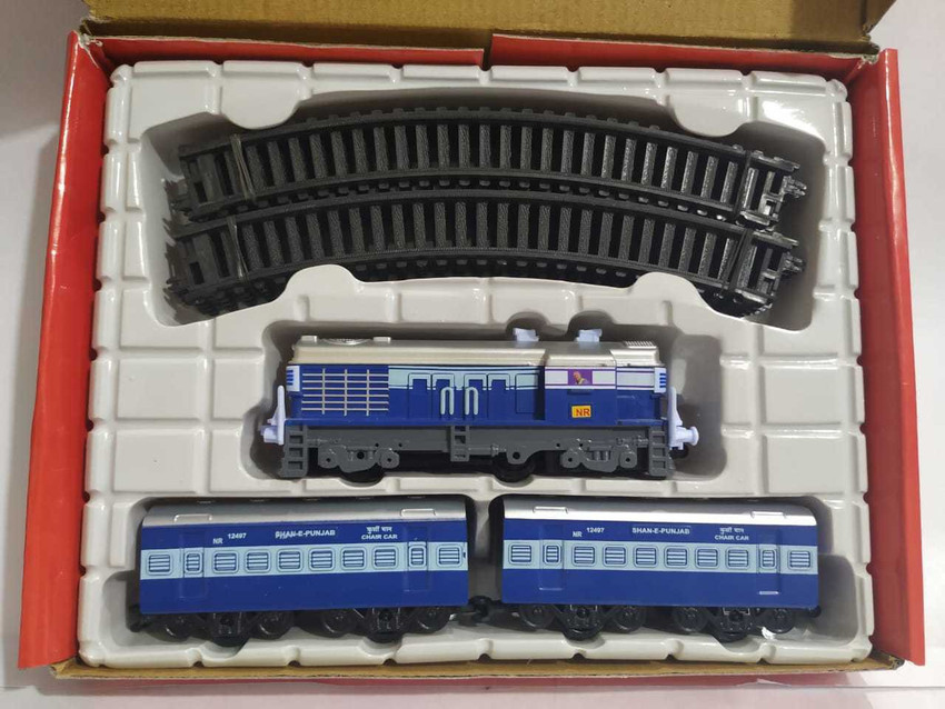 Blue train toy discount