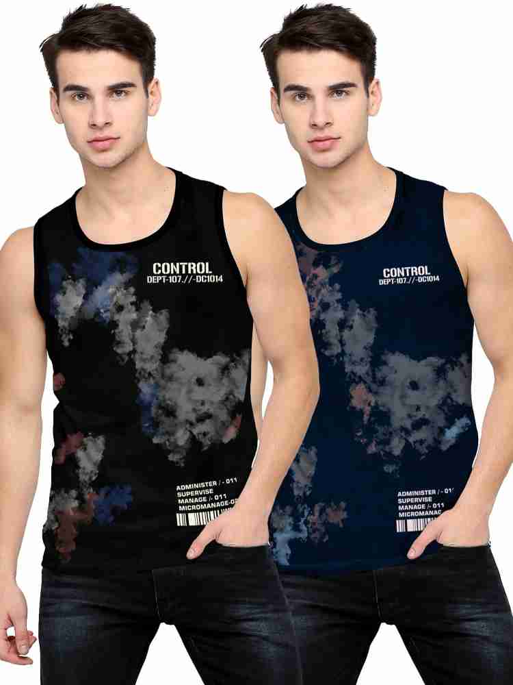 Buy Jump Cuts Vest/Sleeveless Vest/Mens Vest/Vest/Mens Printed