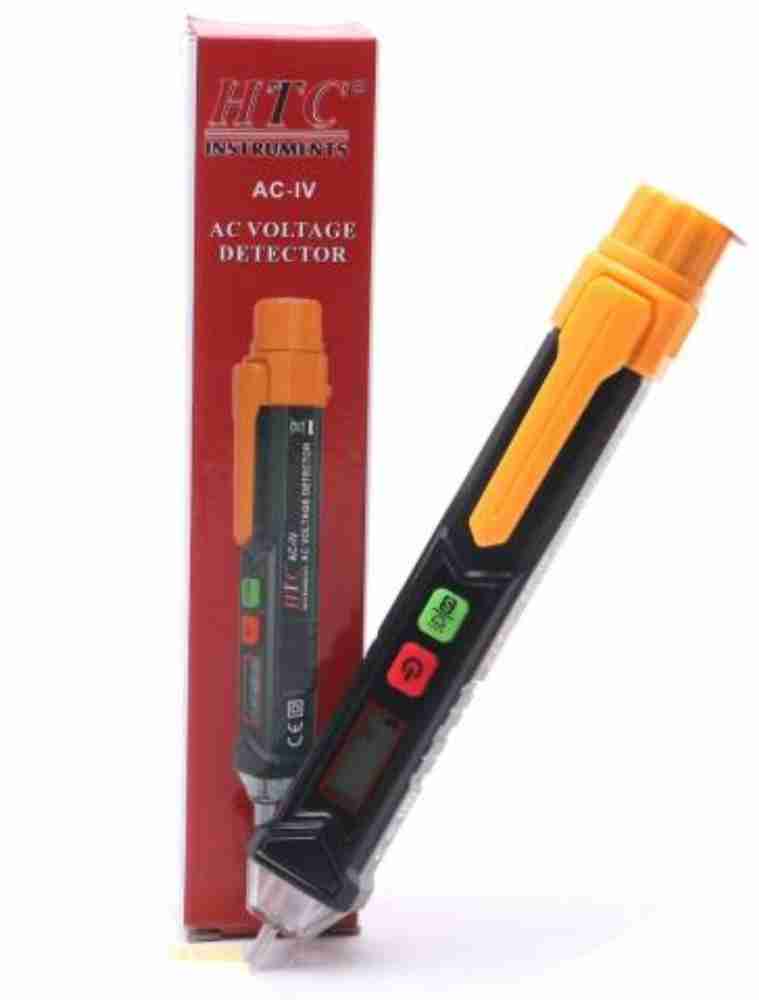 HTC AC IV Pen Type Voltage Detector With Display Yellow And Black
