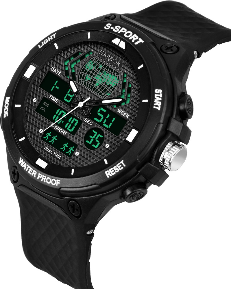 Eagle fly 9084 dual time New 2023 Sport Watches Analog Digital