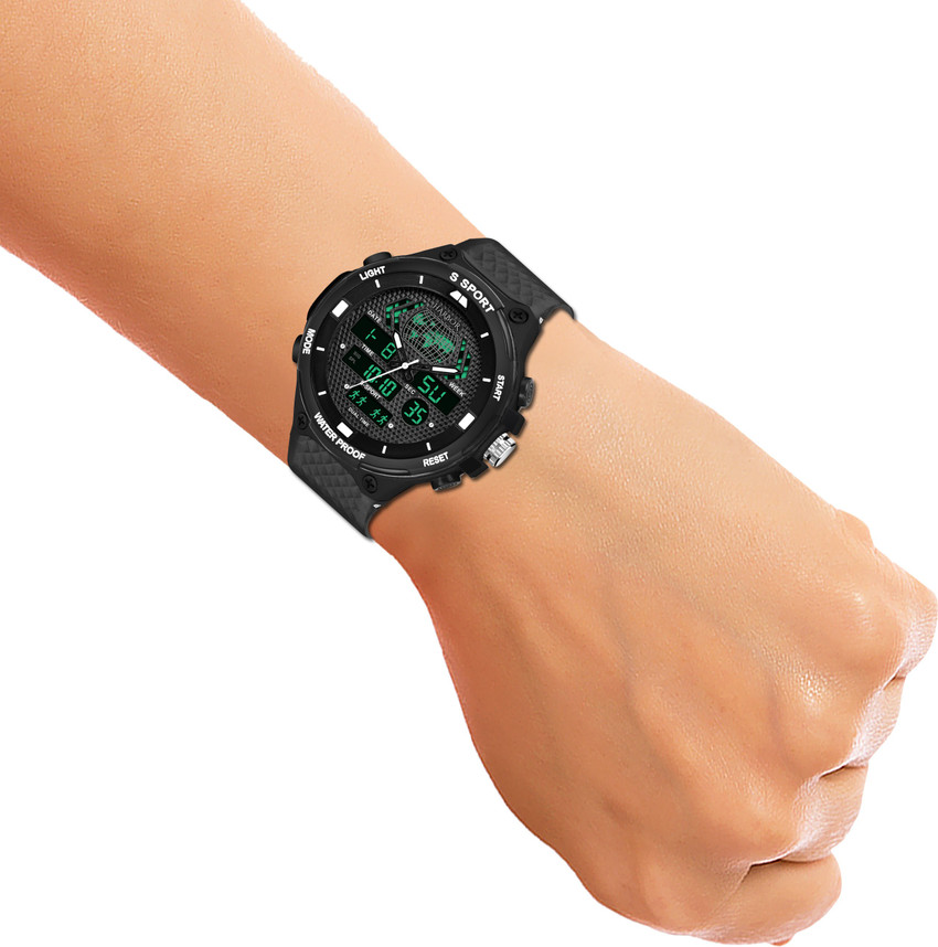 Dual analog and digital hotsell watches