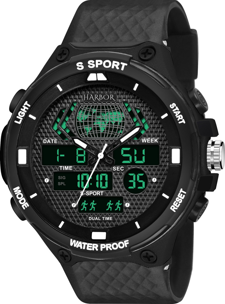 Dual analog clearance and digital watches
