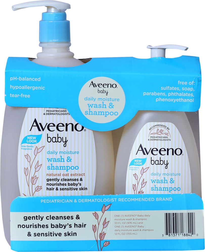 Aveeno baby wash and shampoo 33 oz sale