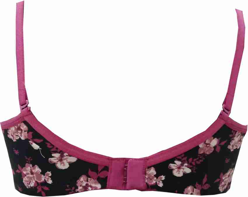 Buy online Pink Cotton Blend Regular Bra from lingerie for Women by Pooja  Ragenee for ₹233 at 25% off
