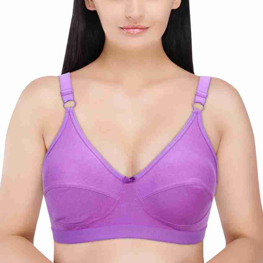 Buy JAVEREE Women's Poly Cotton Non-Padded Wire Free Full Coverage Bra  Online at desertcartUAE