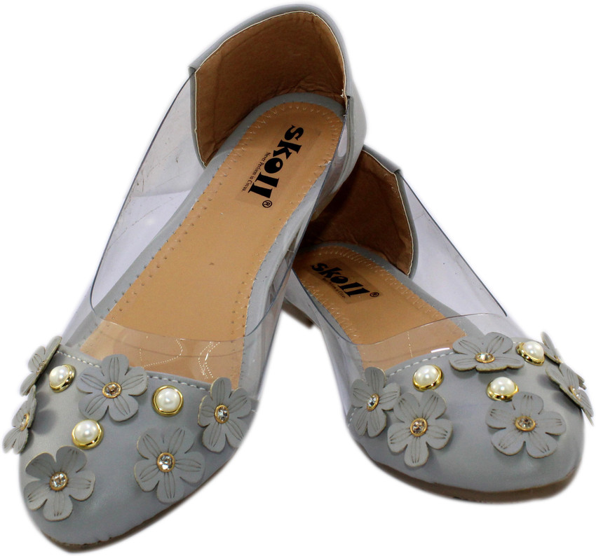 Transparent belly shoes online