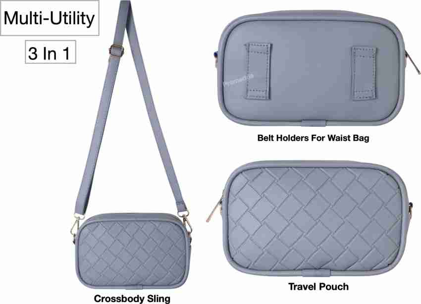 Vegan Utility Crossbody Bag (Medium Capacity)