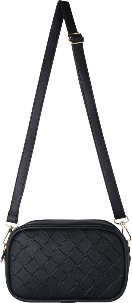 Pramadda Pure Luxury Black Sling Bag Stylish Mini Leather Sling Bag Purse For Women Mobile Sling For Girls Travel. Classic Black Price in India Flipkart