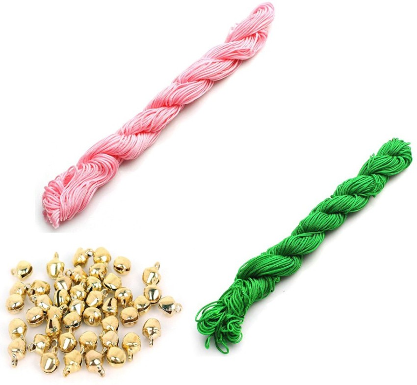 ZILZAA Nylon Thread for Beading Jewellery and Craft Making Pack of
