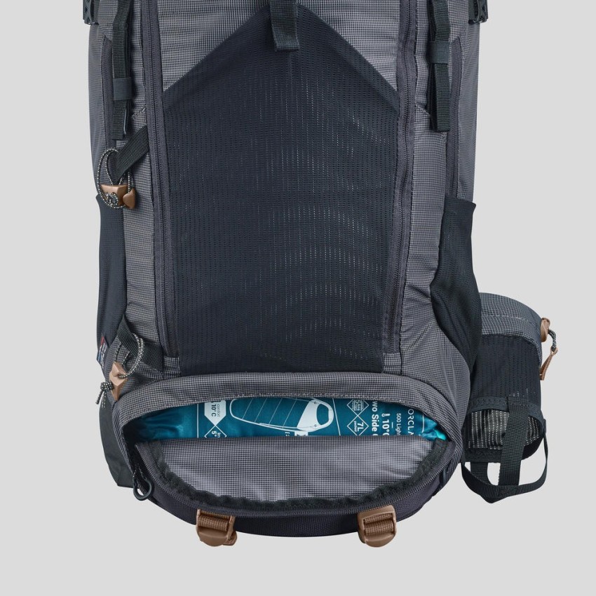 Buy Travel Backpack 50 Liters Travel 500 Grey Online