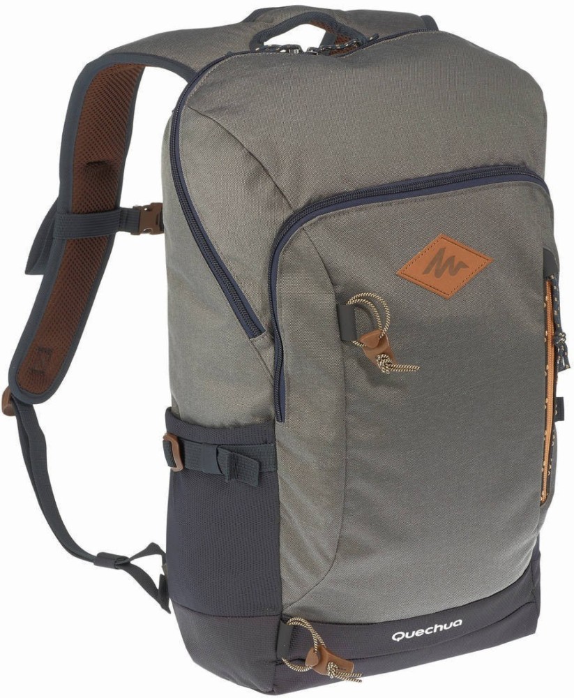 QUECHUA by Decathlon Backpack Nh500 20L Grey 20 L Backpack Grey Price in India Flipkart