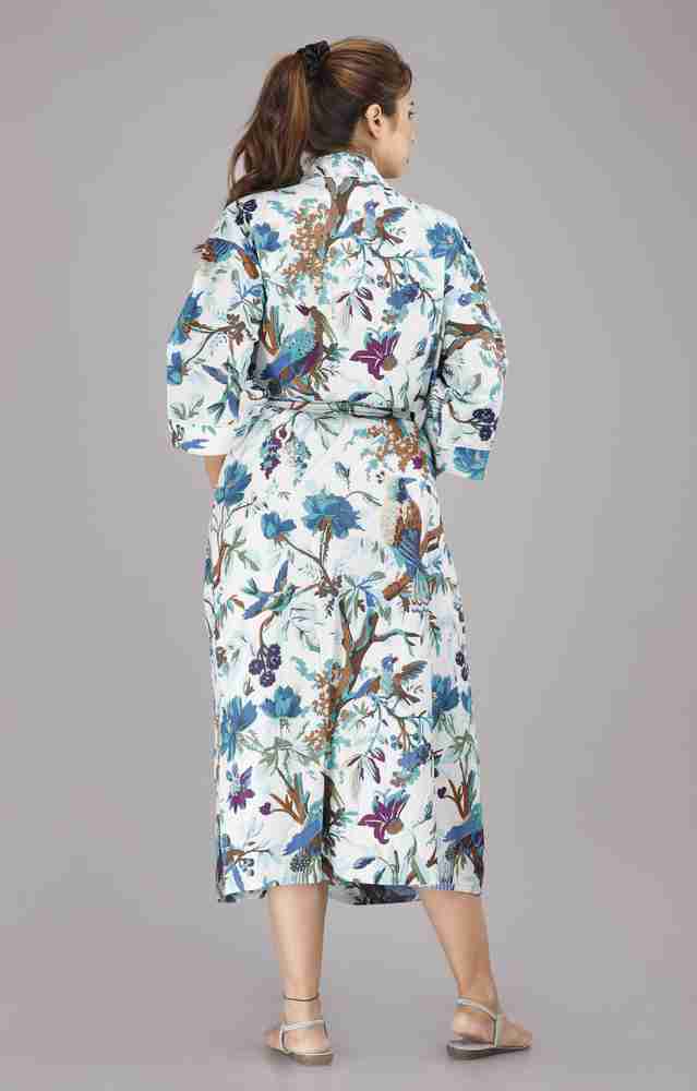 SHOOLIN Multicolor 38 Free Size Bath Robe Buy SHOOLIN Multicolor