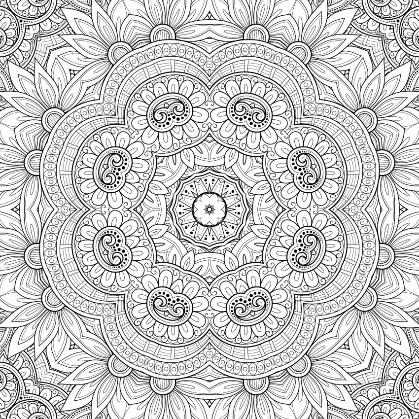 Refreshing Mandala - Colouring Book for Adults (Pack of 5): Buy Refreshing  Mandala - Colouring Book for Adults (Pack of 5) by Dreamland Publications  at Low Price in India