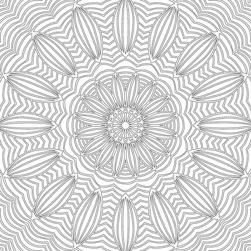 Buy Refreshing Mandala - Colouring Book For Adults Book 1 Book Online at  Low Prices in India