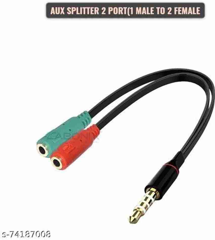 Aux port best sale splitter