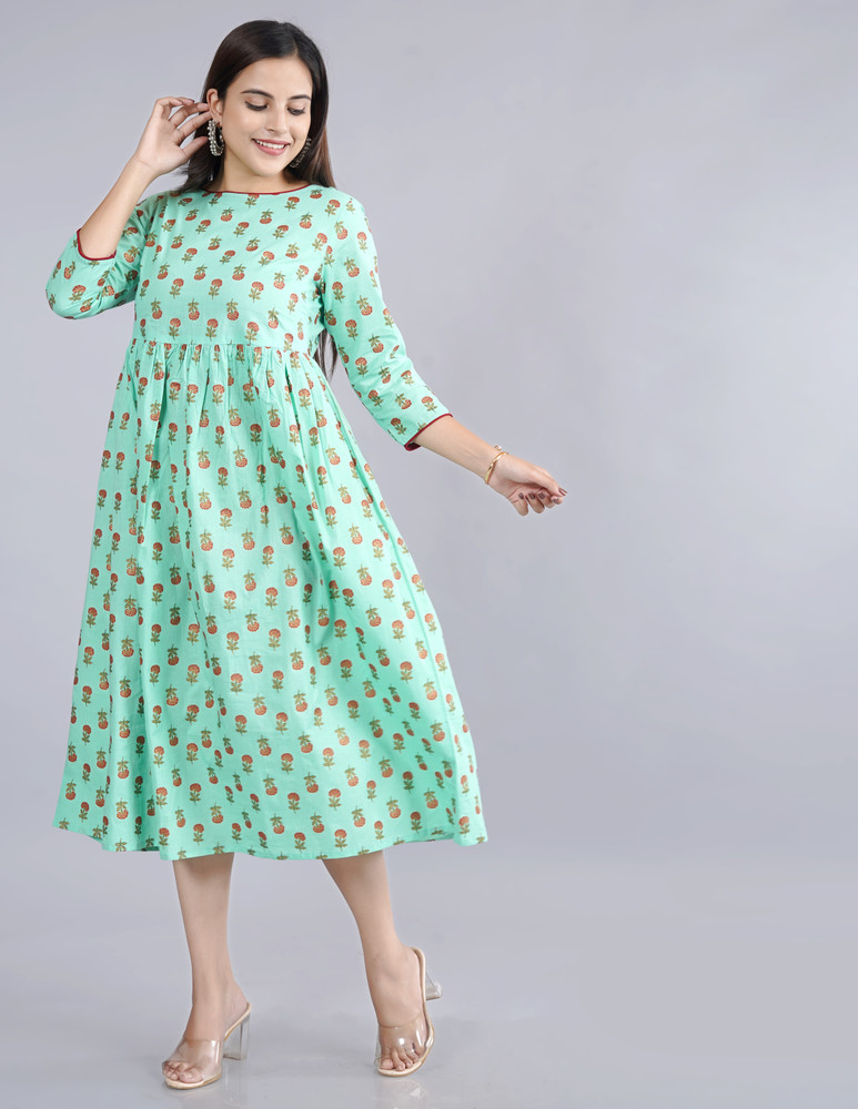 Long frock with plates discount