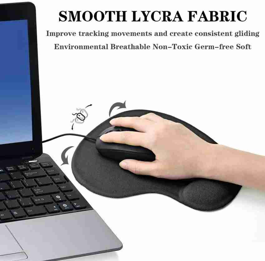 Mouse Pad With Gel Wrist Support H-02